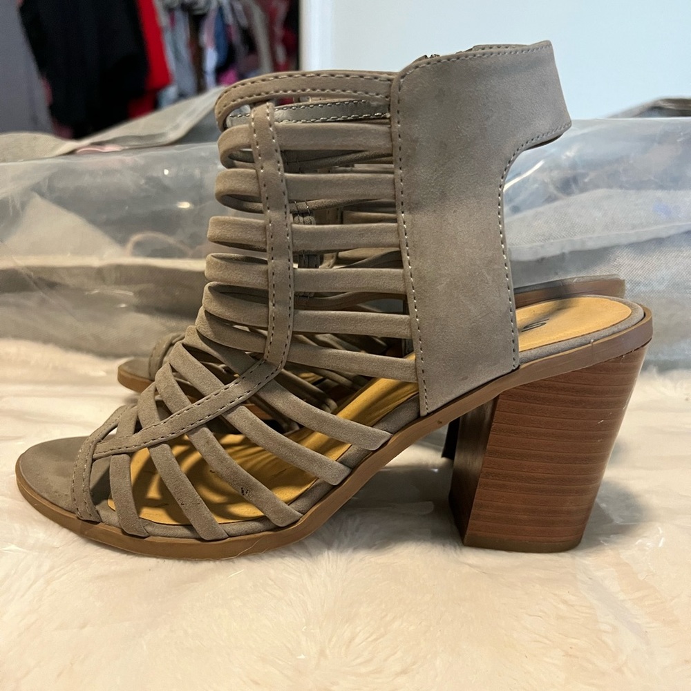 heeled sandals bootie